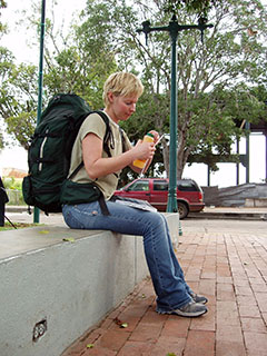 siin esimene plaza Bolivar - aktiivset tegevust pole millegipärast näha