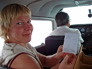 kapten polnud kade meiega oma lennukaarti jagama