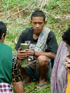 käib palmiveini testimine