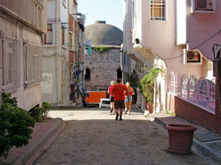 hommikujooks mere äärde