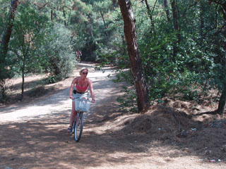 jalgratastega läheb randa jõudmine kiiremini