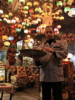 waterpipe and tea garden