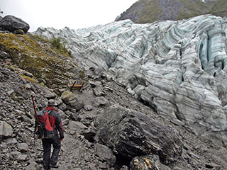 oleme jõudnud liustiku juurde