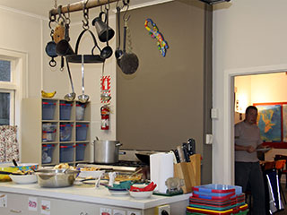 Moana Lodge köögis