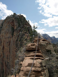 Teel tippu. Angels Landing