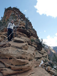 Sportlane teel tippu. Angels Landing