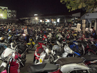 Chiang Rai, Night Market, parkla
