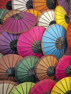 Luang Prabang, vihmavarjud