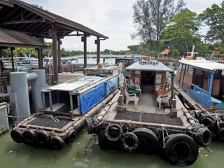Changi Point, paadid sadamas