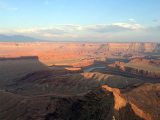 Dead Horse Point päikeseloojangul