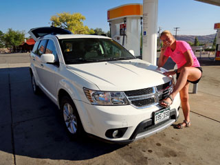 Mann ja tema uus auto