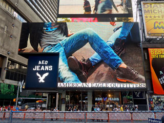 Times Square, advertising everywhere …