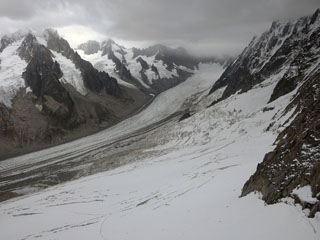 3 300 m, Grands Montets, valmistume ... [-28:43:42]