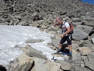 2 714 m, hoolimata kõrgusest, on päike ja kuumus tapvad - Jaakko on ülekuumenenud ... [116:44:12]