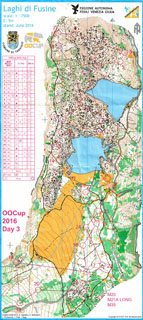 kolmanda võistluspäeva kaart, Laghi di Fusine