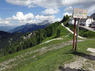 Monte Lussari, motoriseeritud grupp jõudis üles