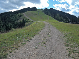 Seggiovia Florianca, teel Monte Lussardi suunas