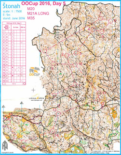 viienda võistluspäeva kaart, Štonah