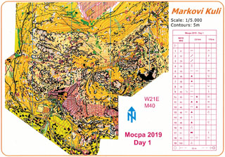 Markovi Kuli kaart, esimene võistluspäev