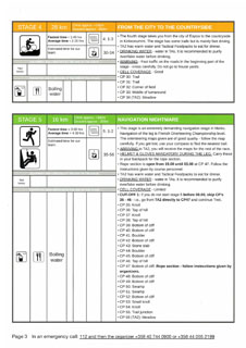 Endurance Quest, routebook, page 3