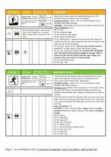 Endurance Quest, routebook, page 4